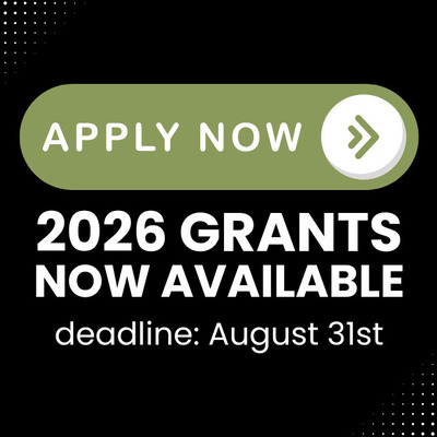 2026 Grants Now Open, Apply Today!